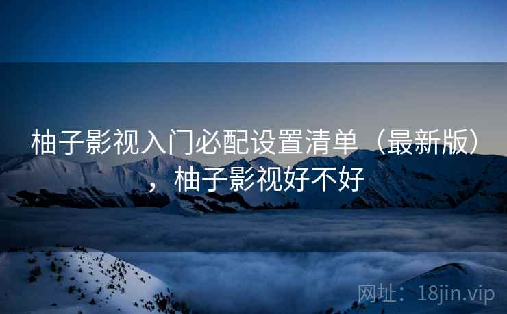 柚子影视入门必配设置清单（最新版），柚子影视好不好