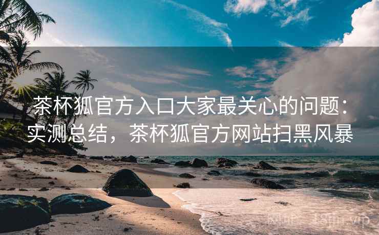 茶杯狐官方入口大家最关心的问题：实测总结，茶杯狐官方网站扫黑风暴